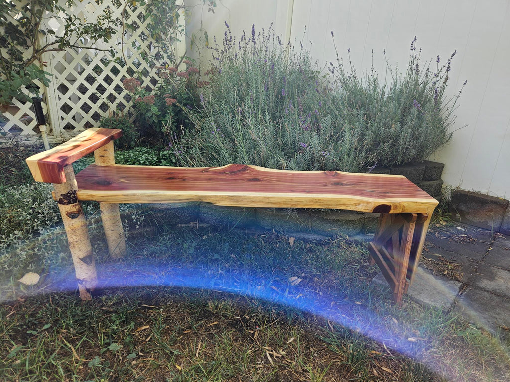 Water Fall Cedar Bench