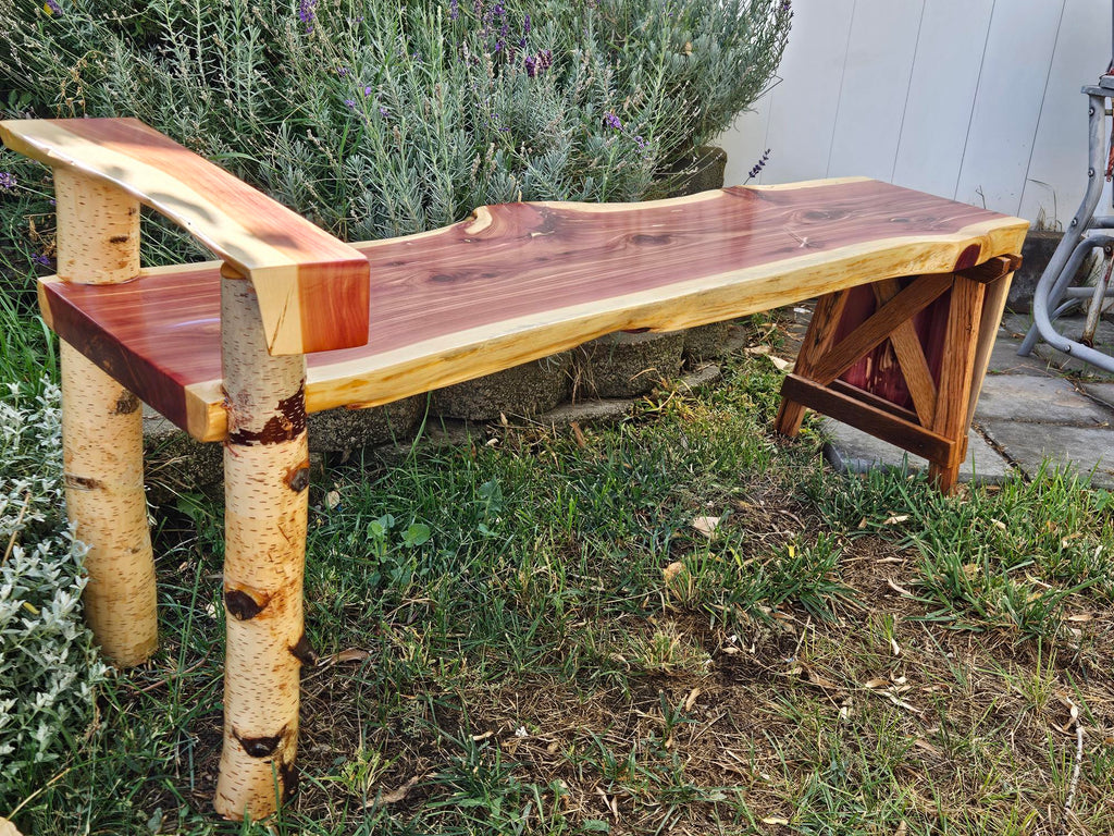 Water Fall Cedar Bench