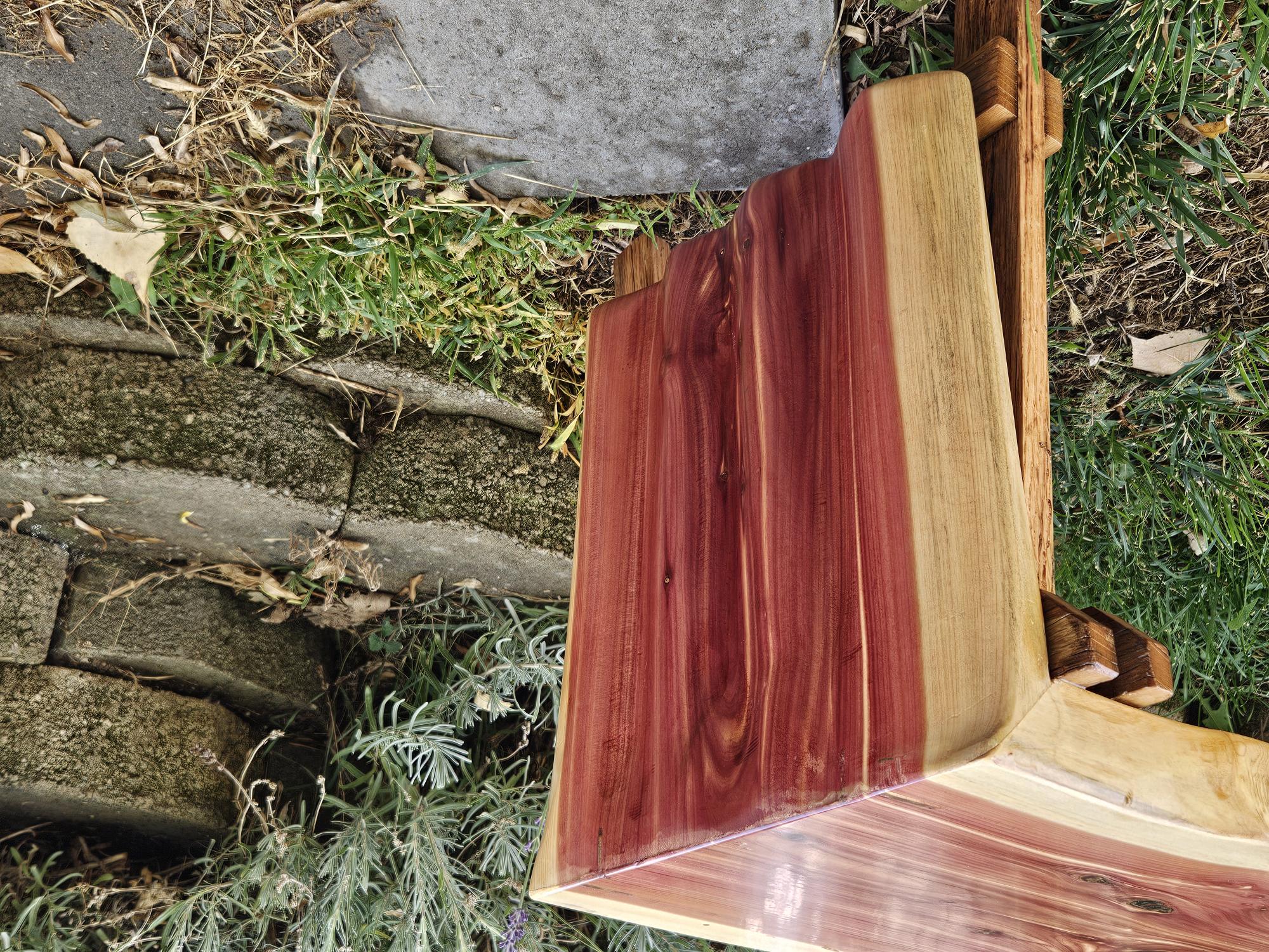 Water Fall Cedar Bench
