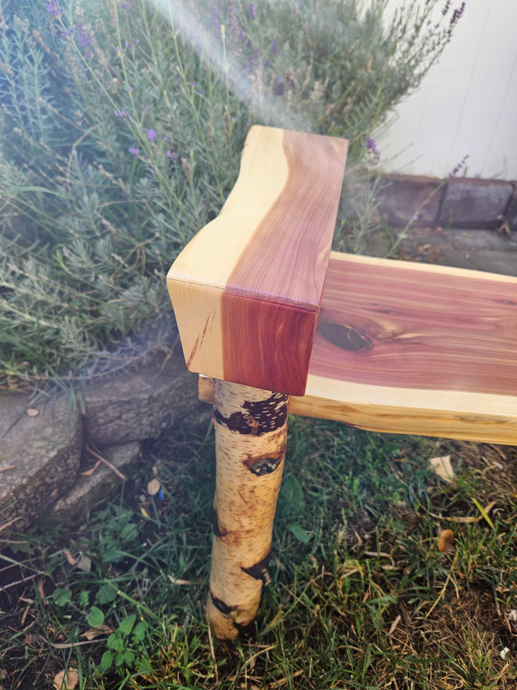 Water Fall Cedar Bench