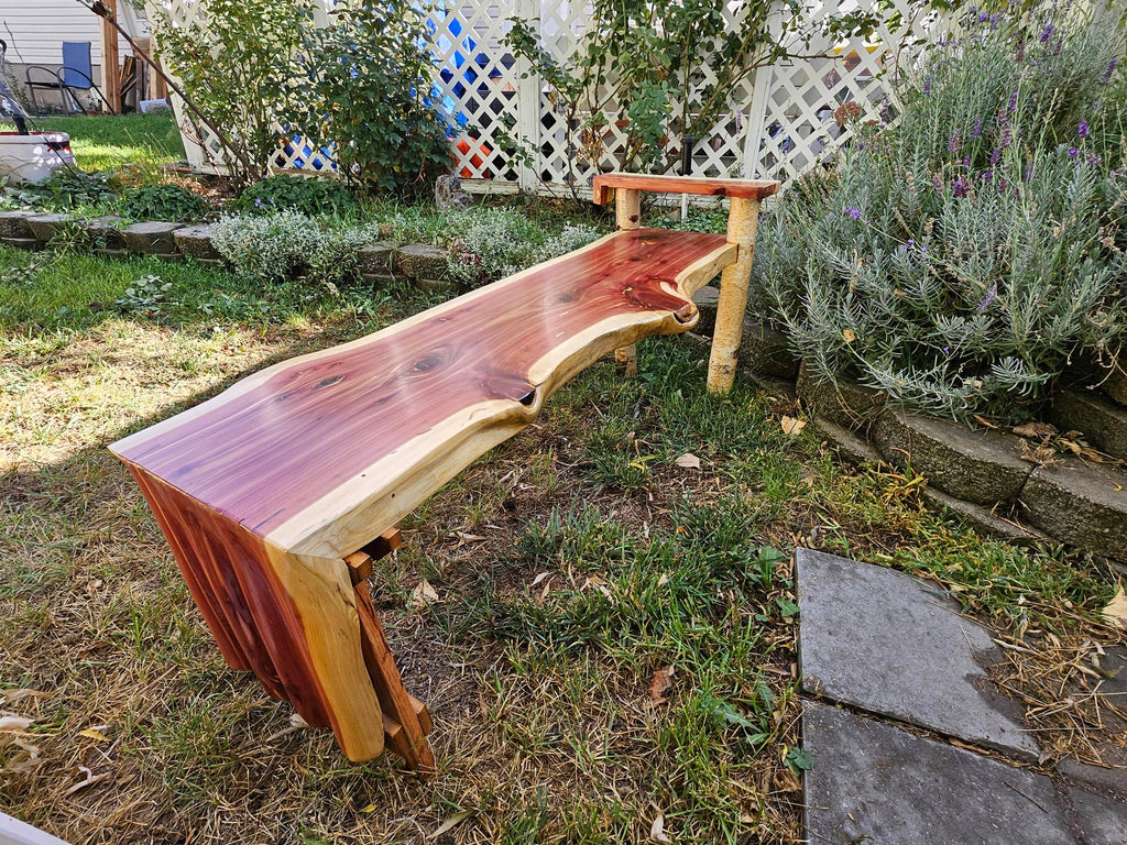 Water Fall Cedar Bench