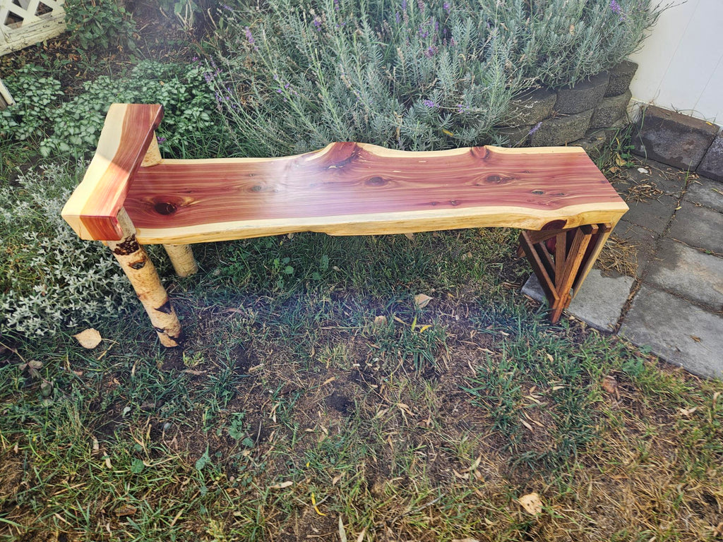 Water Fall Cedar Bench