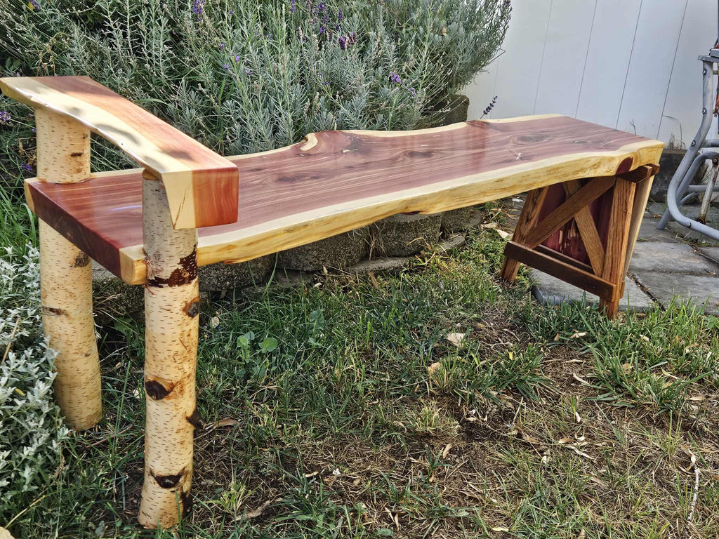 Water Fall Cedar Bench
